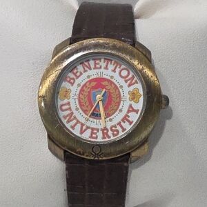 BENETTON UNIVERSITY BY BULOVA VINTAGE UNISEX WATCH